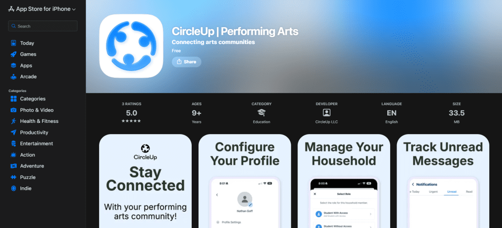 CircleUp | Performing Arts 1